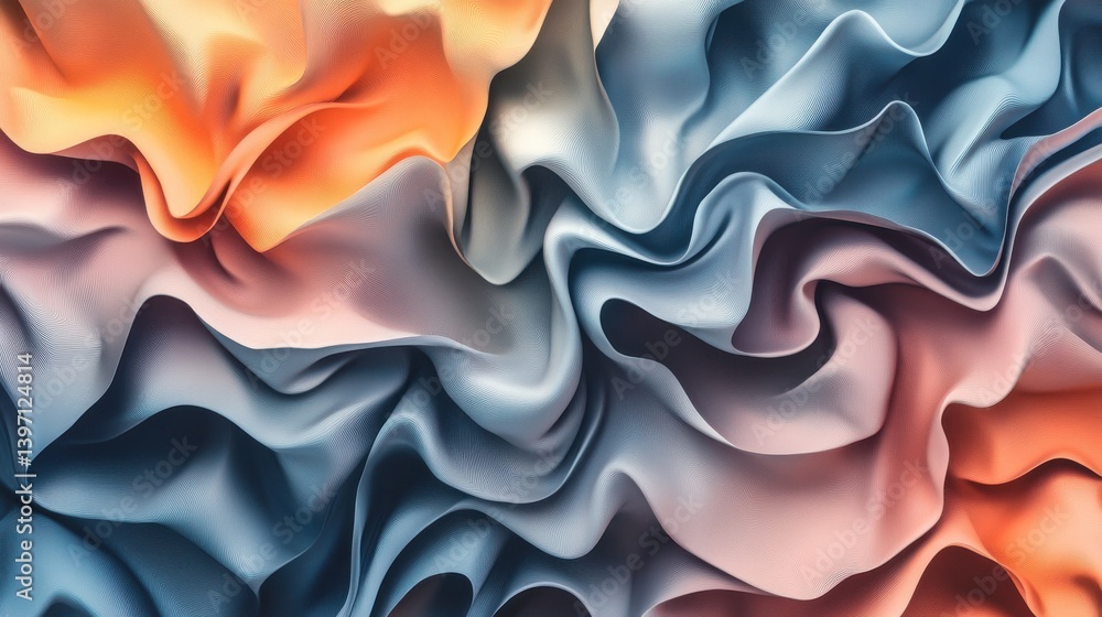Fototapeta premium abstract crumpled aluminum texture illustration