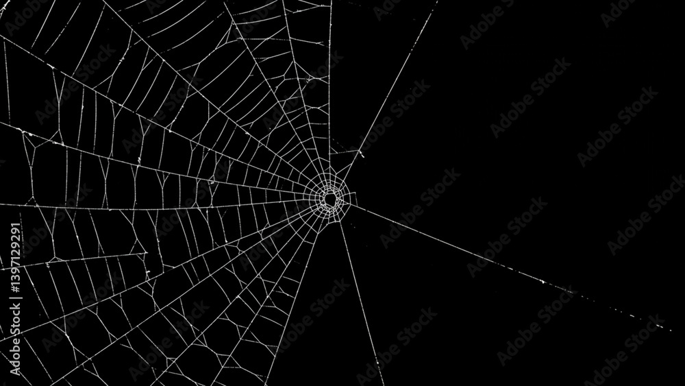 Fototapeta premium Spider Web-Themed Background