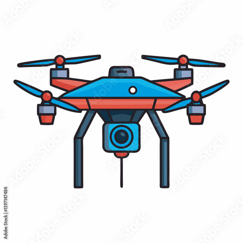 Drone vector and illustration
