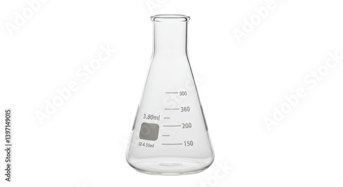 Isolated Erlenmeyer Flask