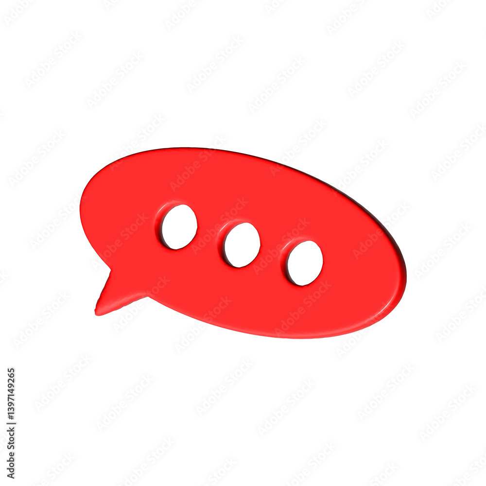 Chat speech bubble icon isolated on transparent background png Chat speech bubble icon isolated on transparent background png