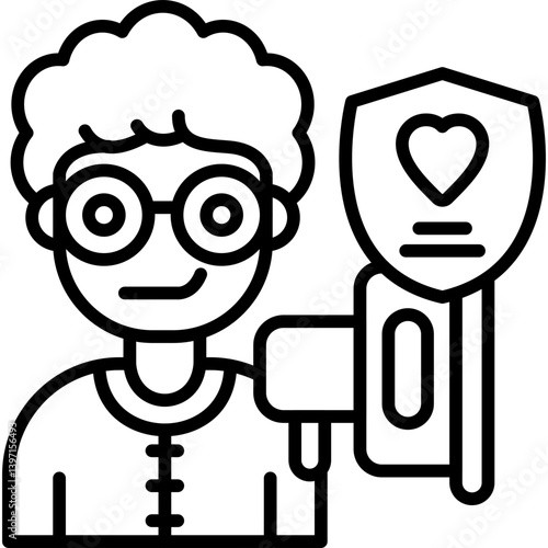Viral Marketing Icon Vector Element