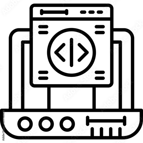 Front End Icon Vector Element