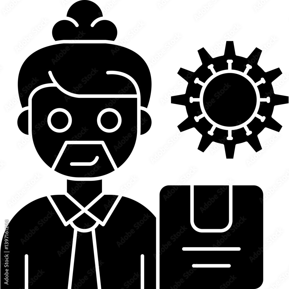 Manufacturer Icon Vector Element Manufacturer Icon Vector Element