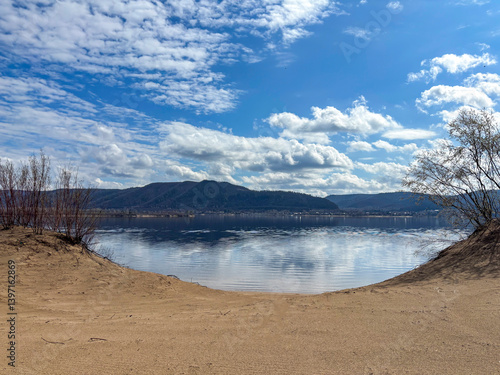Spring awakening of nature in the Samara region