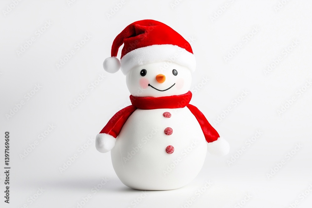snowman isolated on white background, generated AI snowman isolated on white background, generated AI