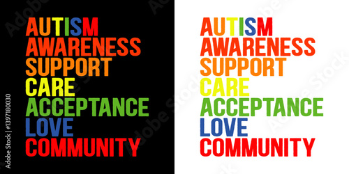 Autism awareness support care - Autism Quote typography T shirt design