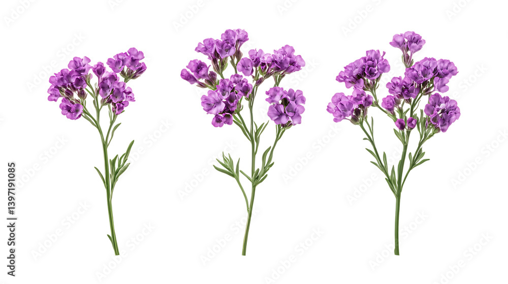 Pack of Statice Set Against Transparent Background for Floral or Event Design Projects Pack of Statice Set Against Transparent Background for Floral or Event Design Projects