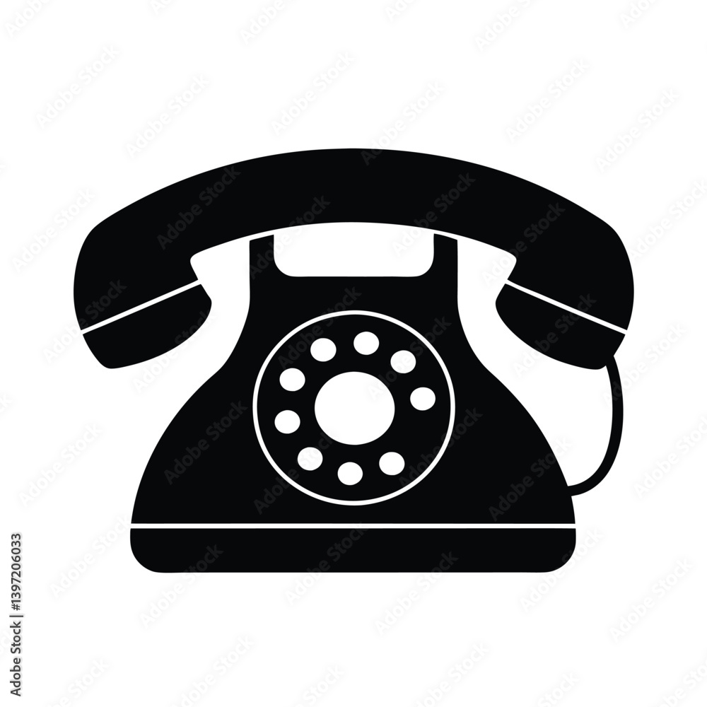 retro telephone isolated on white retro telephone isolated on white