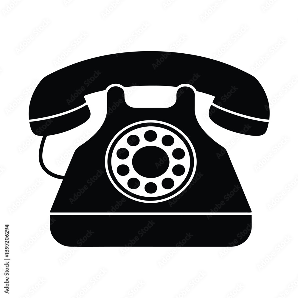 retro telephone isolated on white retro telephone isolated on white