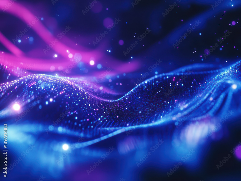 Abstract Blue and Purple Swirl: An enchanting, ethereal view of abstract flowing lines, a vibrant symphony of blue and purple light. Abstract Blue and Purple Swirl: An enchanting, ethereal view of abstract flowing lines, a vibrant symphony of blue and purple light.