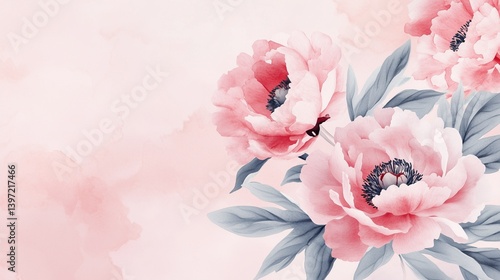 pink peony flower
