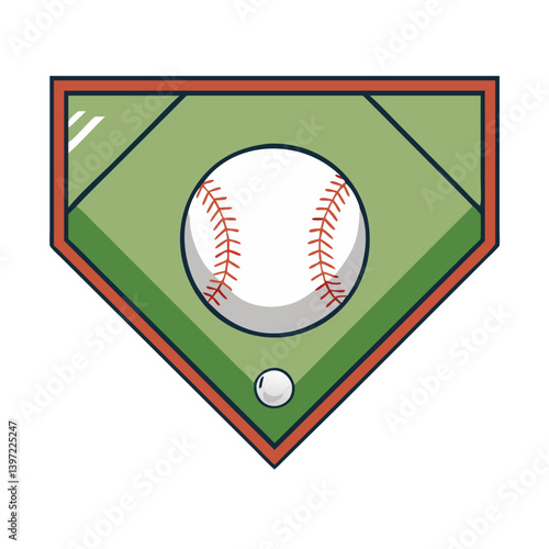 baseball home plate icon, baseball home plate vector illustration-simple illustration of baseball home plate, perfect for baseball home plate logos and icons