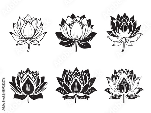 Love Grass black line art on white background clear vision