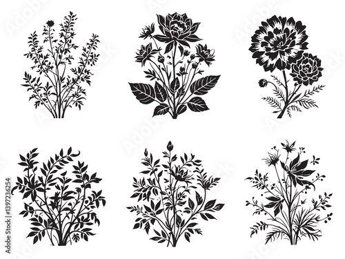 Love Lies Bleeding Single Clear Vision Black Line Art on White Background