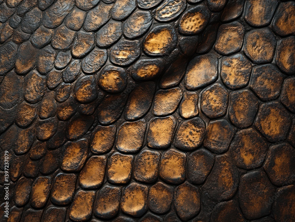 Snake Skin Texture Symmetrical Pattern Macro Photography Sepia Chiaroscuro Detailed Reptile Background Snake Skin Texture Symmetrical Pattern Macro Photography Sepia Chiaroscuro Detailed Reptile Background