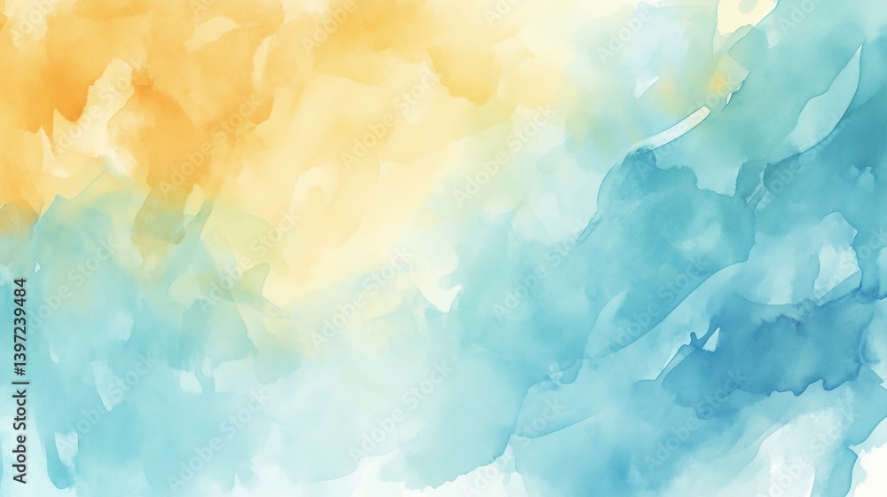 Fototapeta premium abstract watercolor hand painted background