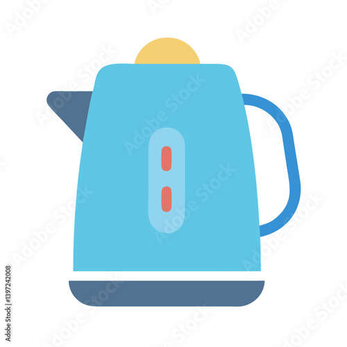 Electric Kettle Icon Vector