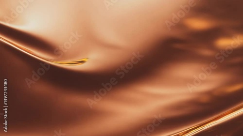 Abstract Rose Gold Liquid Texture Background