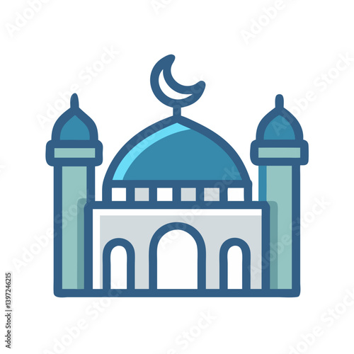 Mosque Icon Vector