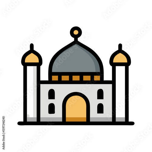 Mosque Icon Vector