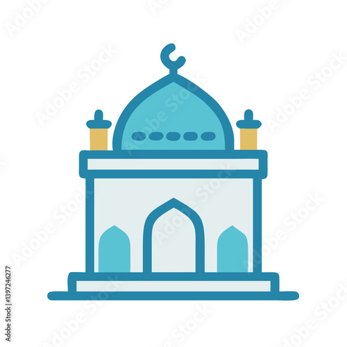Mosque Icon Vector