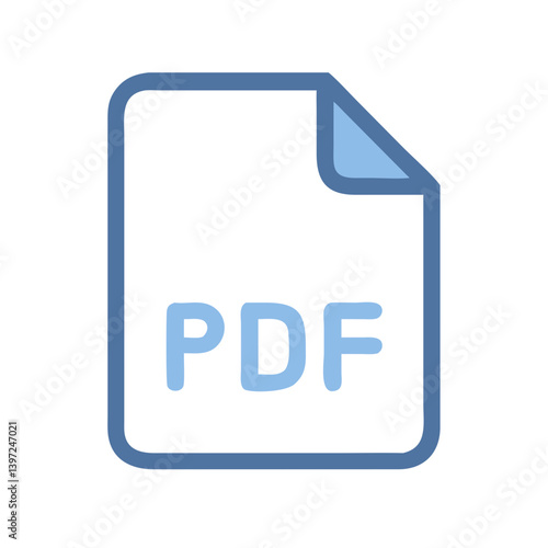 PDF File Icon Vector