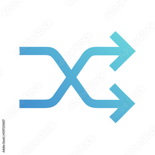 Shuffle Icon Vector