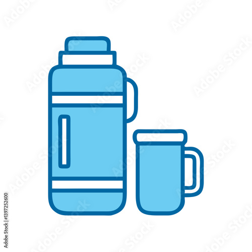 Thermos Icon Vector