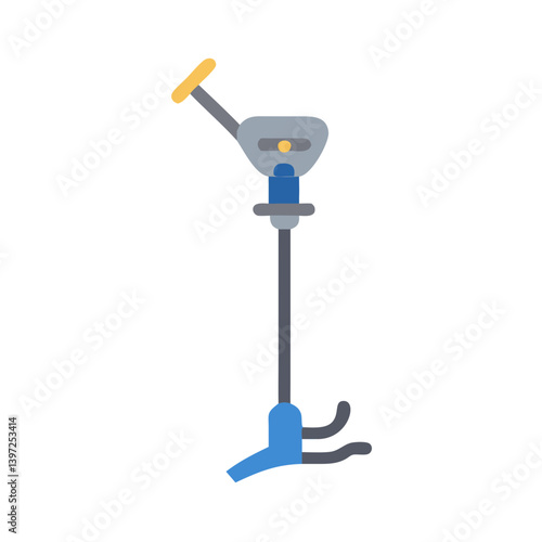 Weed Whacker or String Trimmer Icon Vector