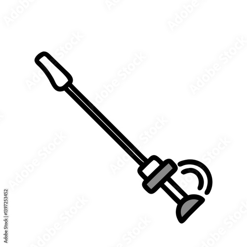 Weed Whacker or String Trimmer Icon Vector