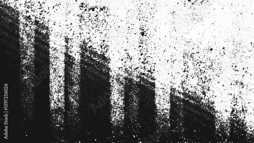 Textures overlays with vintage grunge texture pack, Black grunge metal textured wall background with scratches.