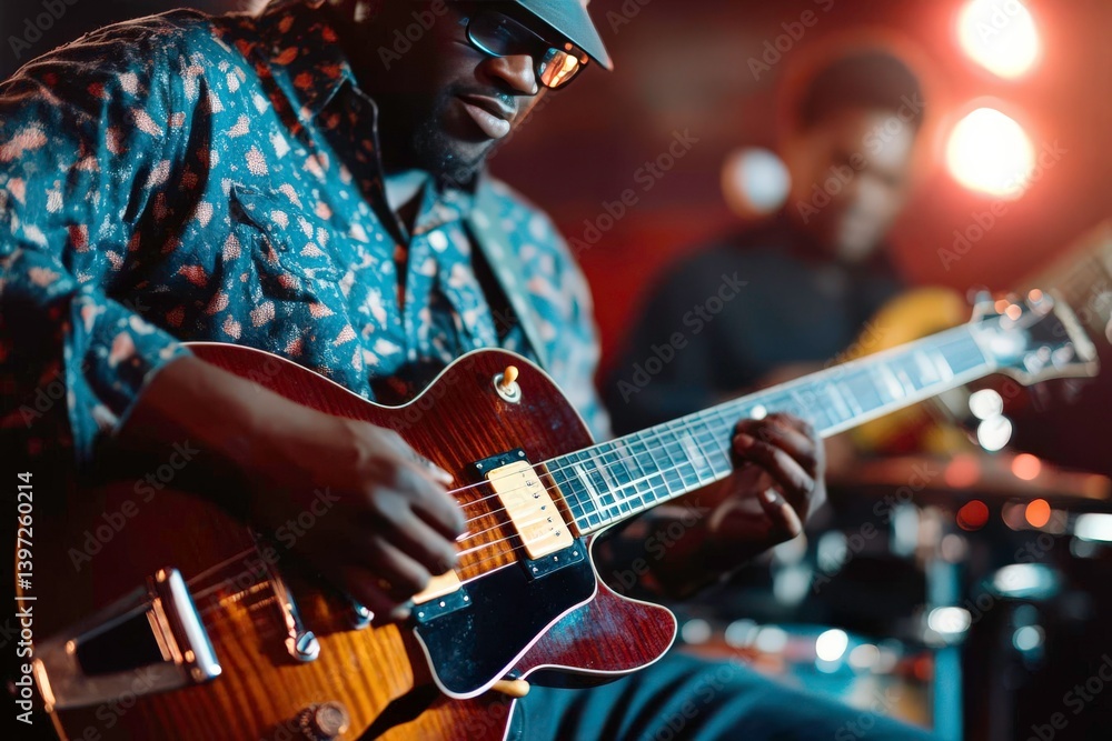 Obraz premium Blues guitarists.