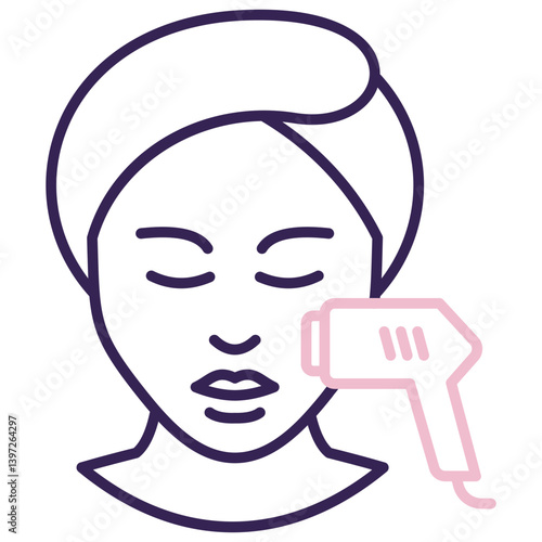 Facial Laser Icon