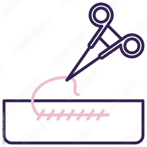 Surgical Stitch Icon