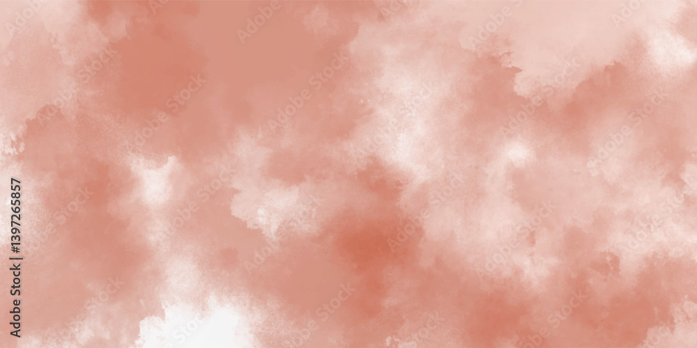 Fototapeta premium Thick Red Smoke Curling and Spreading in Airy Layers