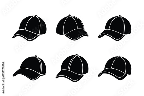 set of baseball caps