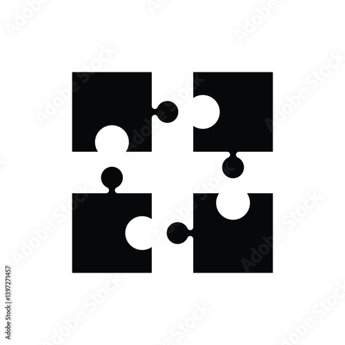 puzzle , icon, flat, design, vector, illustrations, education, style, trendy, collections