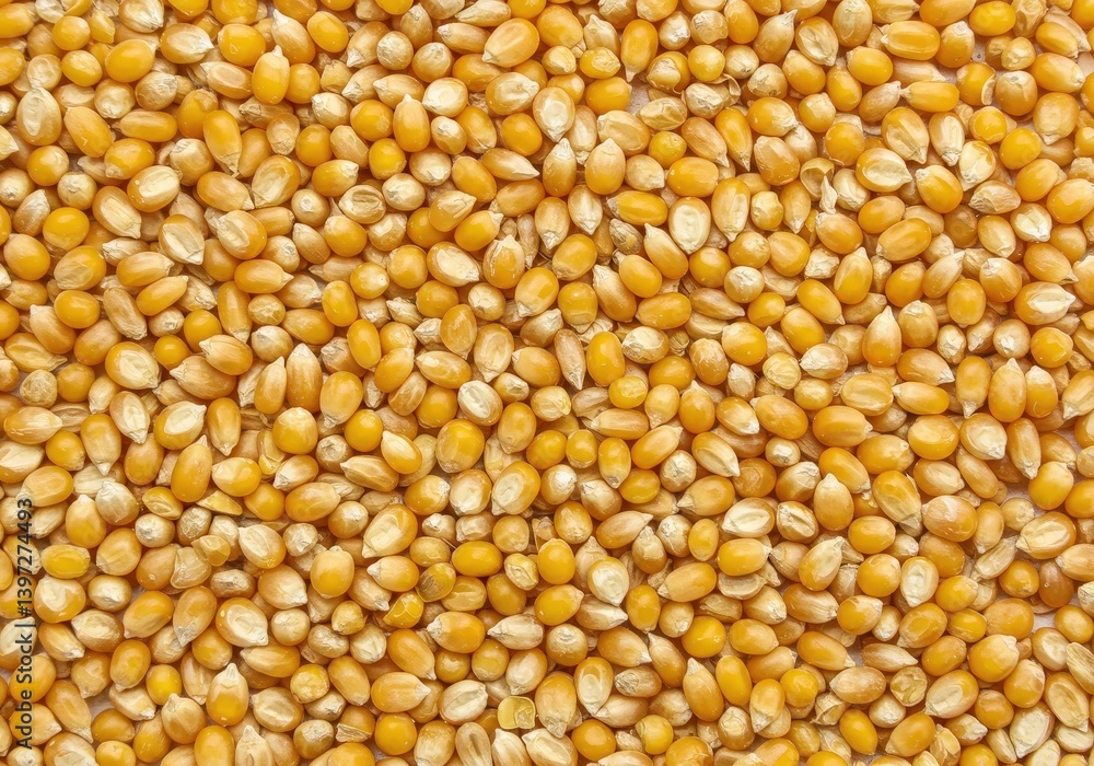 Yellow corn kernels background Yellow corn kernels background