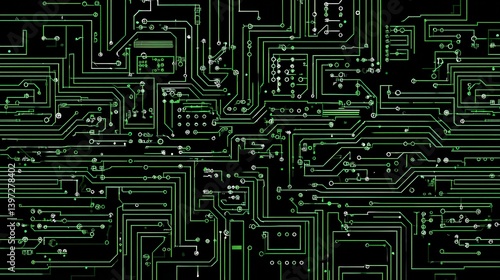 simple circuit board line pattern.