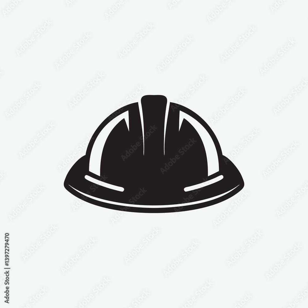Black Construction Helmet Icon – Flat Safety Gear Vector
Black Construction Helmet Icon – Flat Safety Gear Vector