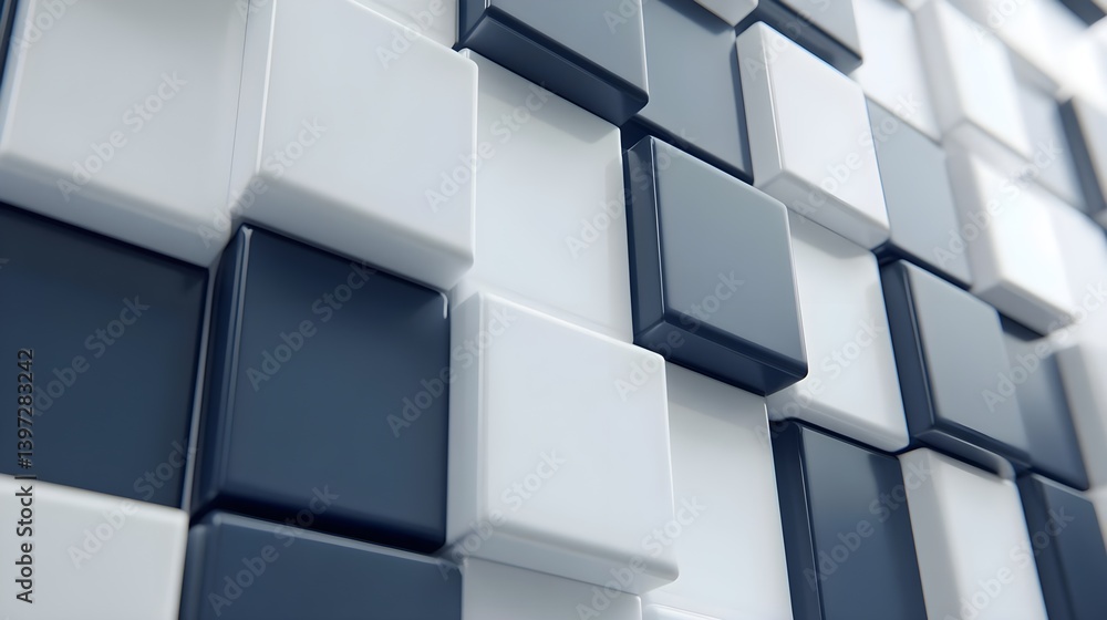 Textured Black and White Wall Tiles with Modern Design Elements Textured Black and White Wall Tiles with Modern Design Elements