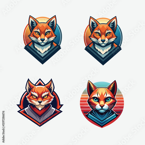 cat on white background pet