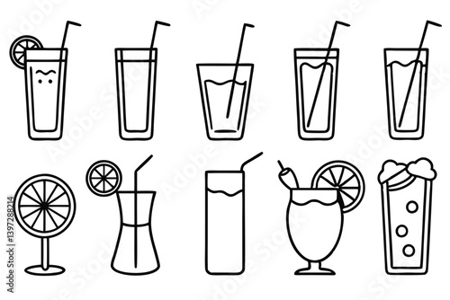 Classic Tom Collins cocktail bundle for designers