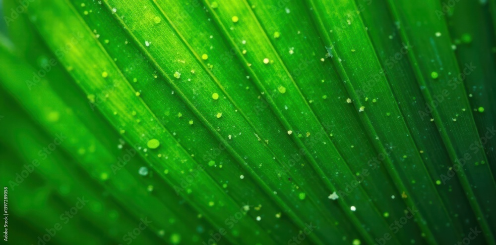 Pattern Close-up of palm leaf with natural texture , tropical, botanical Pattern Close-up of palm leaf with natural texture , tropical, botanical