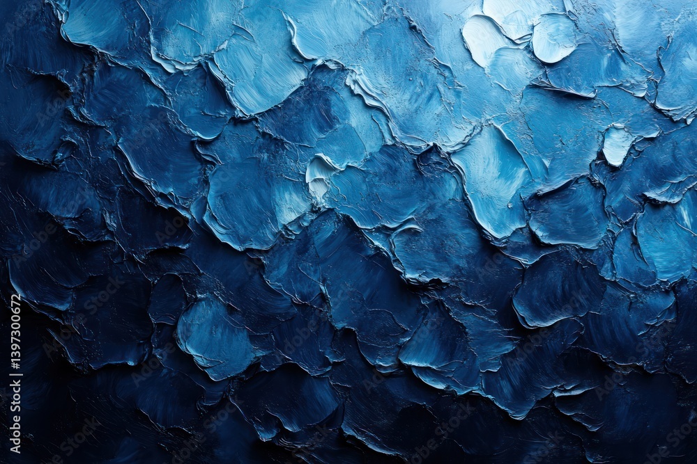 Abstract Blue Texture Soft Lighting Impressionist Design Calm Atmosphere Abstract Blue Texture Soft Lighting Impressionist Design Calm Atmosphere
