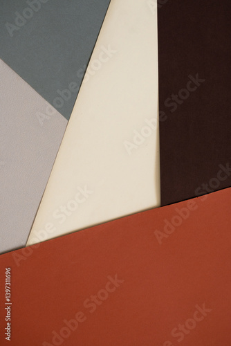 Geometric abstract background in minimal style and neutral colors, space for text.
