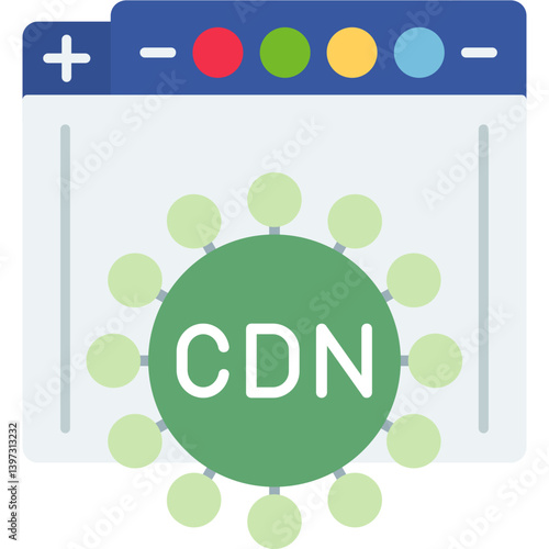 Content Delivery Network Icon