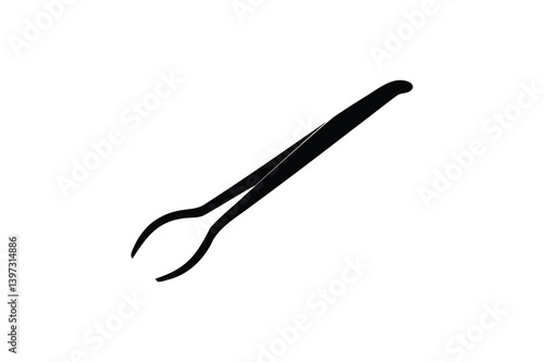 Tweezers silhouette