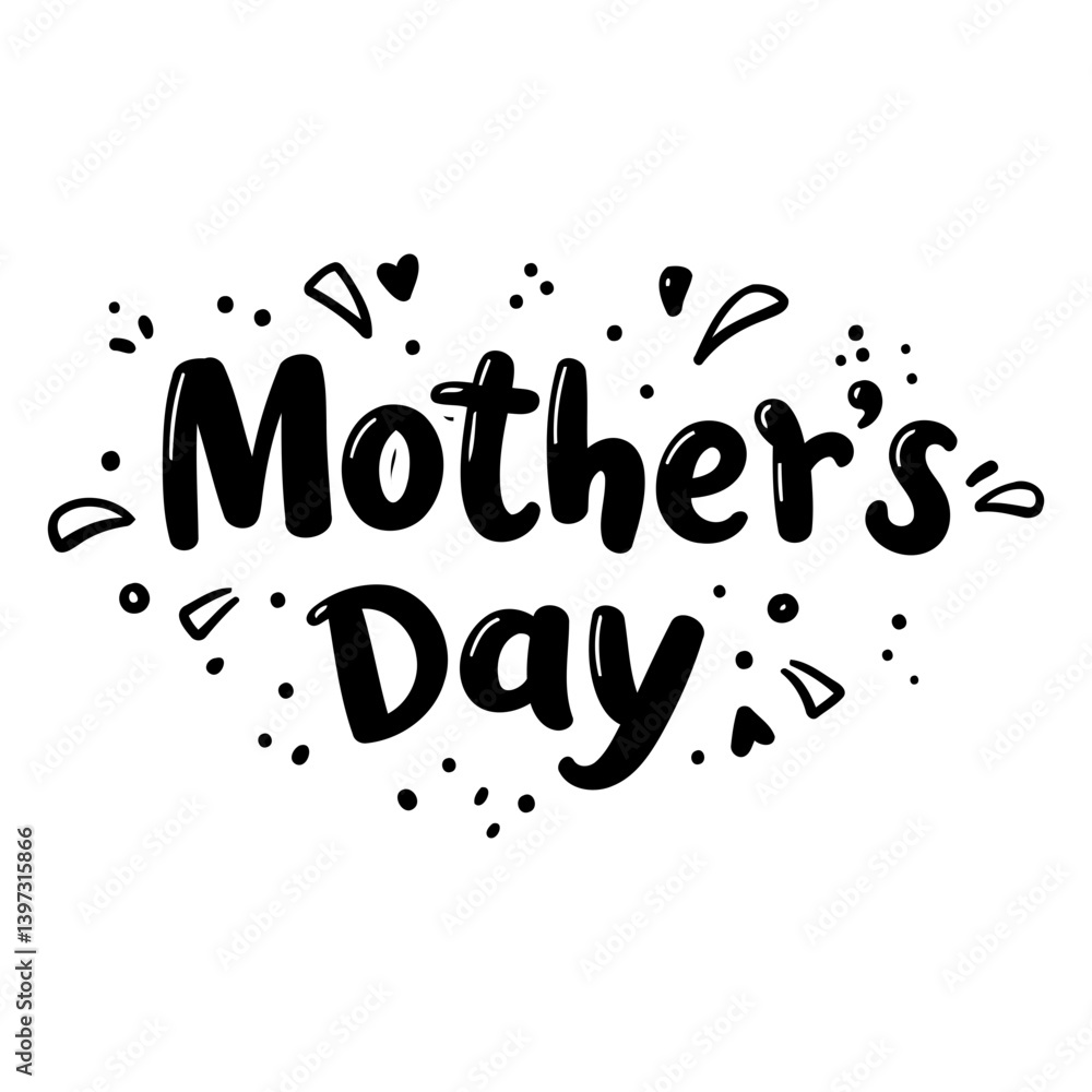 Fototapeta premium Mother's Day Graphic Design